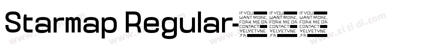 Starmap Regular字体转换